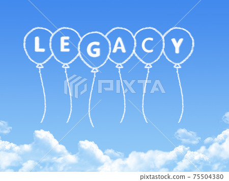Cloud shaped as legacy Message 75504380