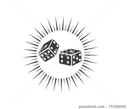 dice cubes icon vector illustration design dice cubes icon vector illustration design 75506040
