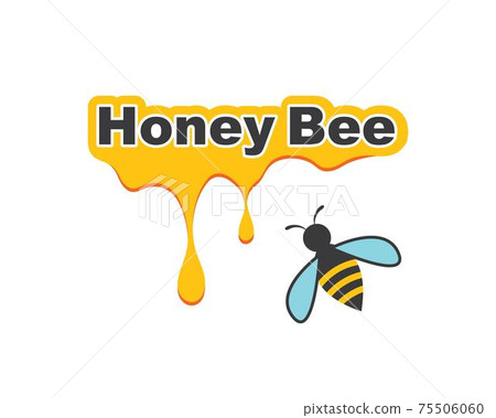 honey Bee Logo Template vector icon illustration honey Bee Logo Template vector icon illustration 75506060
