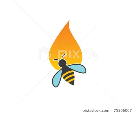 honey Bee Logo Template vector icon illustration honey Bee Logo Template vector icon illustration 75506067