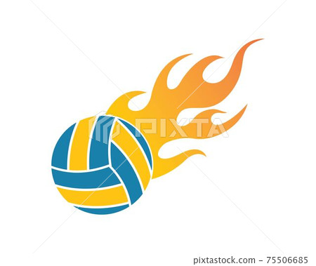 volley ball vector icon illustration volley ball vector icon illustration 75506685