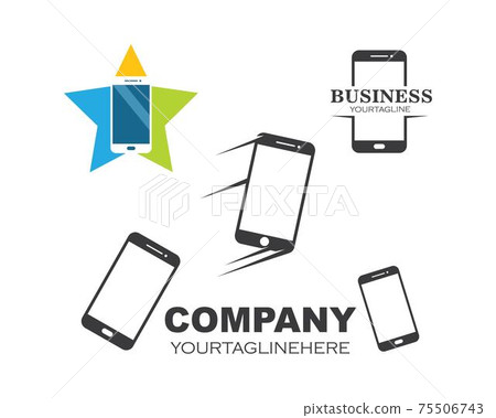 smartphone logo icon vector illustration design smartphone logo icon vector illustration design 75506743