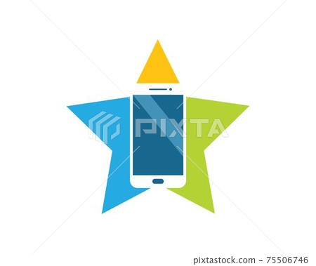 smartphone logo icon vector illustration design smartphone logo icon vector illustration design 75506746