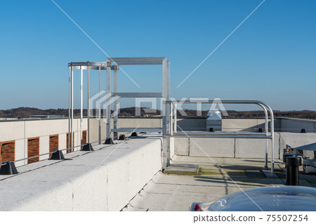 The emergency stairs The emergency stairs 75507254