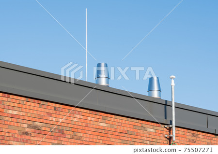 Chimney on the roof Chimney on the roof 75507271