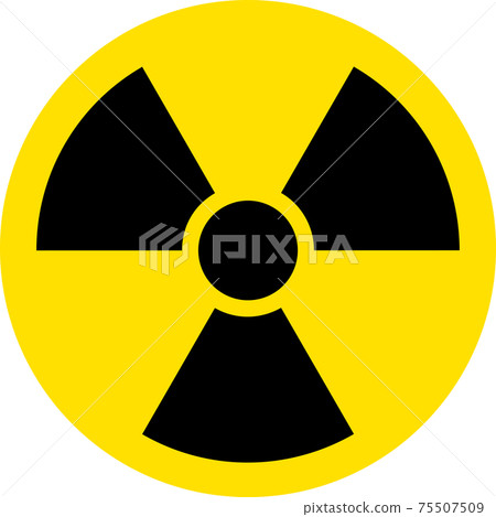 Radioactivity mark 75507509