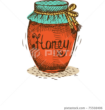 Doodle Honey Jar 75508406