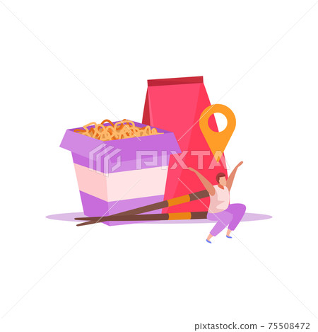Fast Food Delivery Composition 75508472