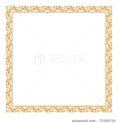 Decorative frame Elegant vector element for design  75509729