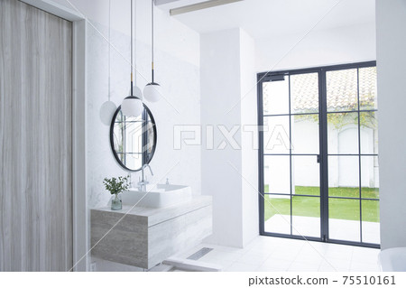 Toilet bathroom without people Toilet bathroom without people 75510161