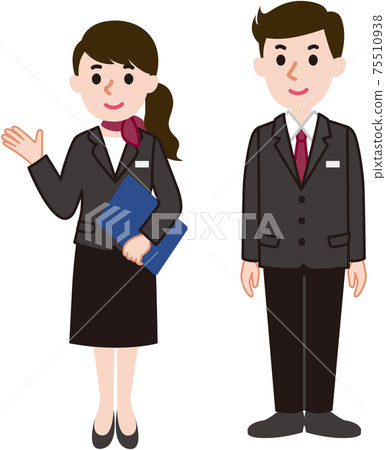 Business person, 2 men and women Business person, 2 men and women 75510938