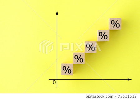 上升百分比圖 75511512