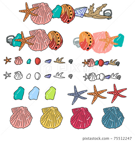 手繪巨浪插畫/配件線組 手繪巨浪插畫/配件線組 75512247