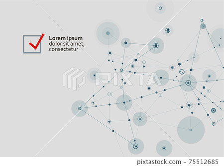 Abstract with yellow connection on white... - Stock Illustration ...