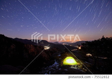 Hwangmaesan Mountain Mosanjae and backpacking, hiking, 75512812