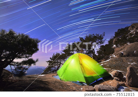Hwangmaesan Mountain Mosanjae and backpacking, hiking, 75512815