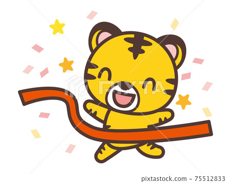 Tiger character cutting goal tape Tiger character cutting goal tape 75512833