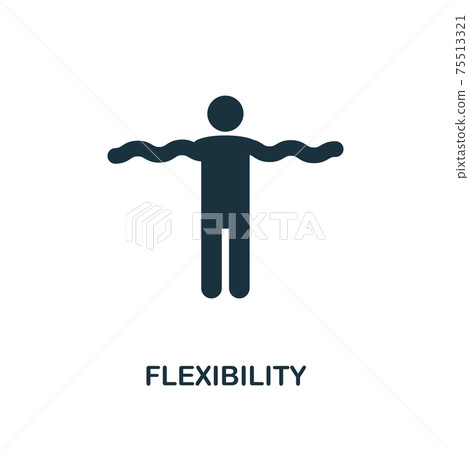 Flexibility creative icon. Simple element illustration. Flexibility concept symbol design from soft skills collection. Perfect for web design, apps, software, print. Flexibility creative icon. Simple element illustration. Flexibility concept symbol design from soft skills collection. Perfect for web design, apps, software, print. 75513321