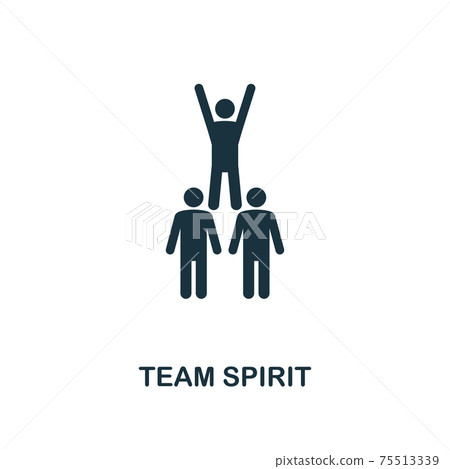 Team Spirit creative icon. Simple element illustration. Team Spirit concept symbol design from soft skills collection. Perfect for web design, apps, software, print. Team Spirit creative icon. Simple element illustration. Team Spirit concept symbol design from soft skills collection. Perfect for web design, apps, software, print. 75513339