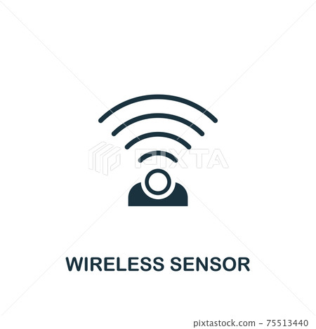 Wireless Sensor icon. Creative element design... - Stock Illustration ...