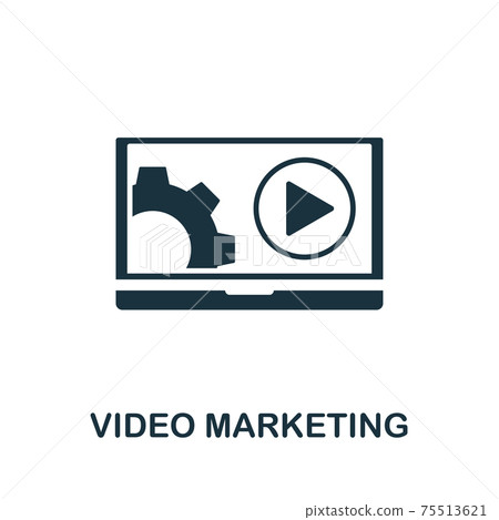 Video Codec Icon Flat Video Icon