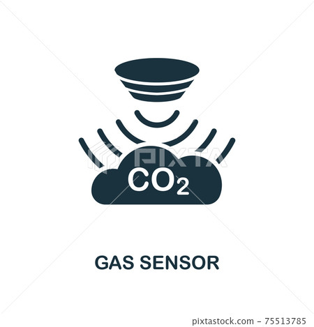 Gas Sensor icon. Monochrome style design from sensors icon collection. UI and UX. Pixel perfect gas sensor icon. For web design, apps, software, print usage. Gas Sensor icon. Monochrome style design from sensors icon collection. UI and UX. Pixel perfect gas sensor icon. For web design, apps, software, print usage. 75513785