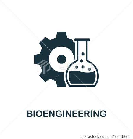 Bioengineering vector icon symbol. Creative sign from science icons collection. Filled flat Bioengineering icon for computer and mobile 75513851
