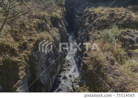 Takachiho Gorge in Miyazaki Prefecture. 75514565
