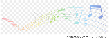 Musical note sheet music symbol 75515897