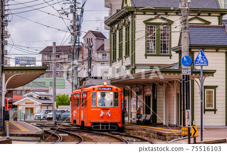 Matsuyama City, Dogo Onsen, hot springs, Ehime Prefecture tram 75516103