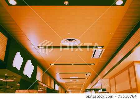 Beautiful ceiling of new shopping mall Beautiful ceiling of new shopping mall 75516764