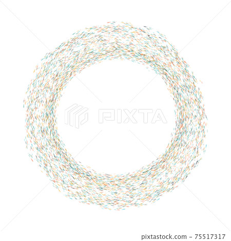Grunge ring or circle, dust circle for you design. Stock Vector illustration isolated on white background. Grunge ring or circle, dust circle for you design. Stock Vector illustration isolated on white background. 75517317