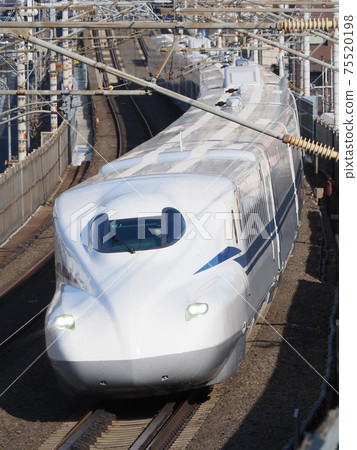 Shinkansen N700S H1 formation near Yamashina Shinkansen N700S H1 formation near Yamashina 75520198