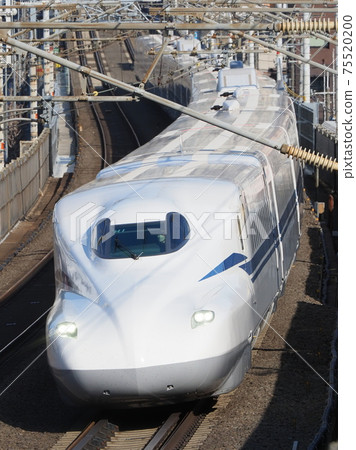 Yamashina附近的新幹線N700S H1編隊 75520200