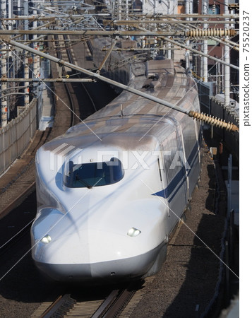 Shinkansen N700A near Yamashina Shinkansen N700A near Yamashina 75520237
