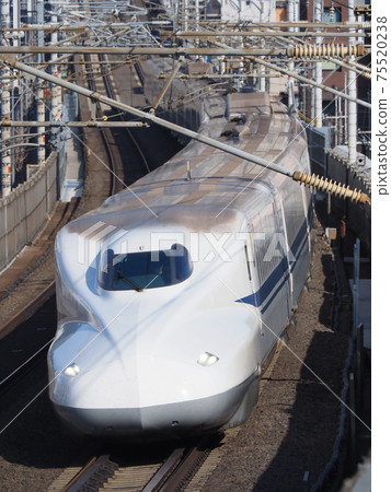 Shinkansen N700A near Yamashina Shinkansen N700A near Yamashina 75520238