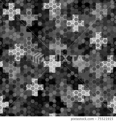 Seamless repeatable abstract pattern background. Vector art. Seamless repeatable abstract pattern background. Vector art. 75521915