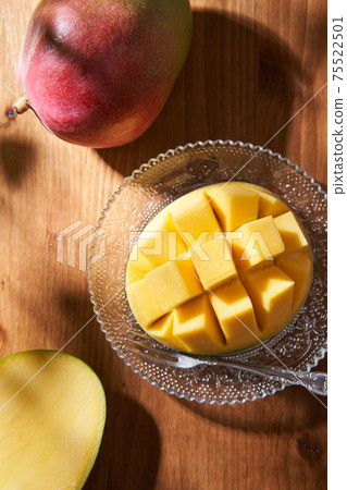 Cut apple mango 75522501