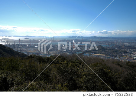 Mizushima Complex seen from the Washuyama skyline Kurashiki City, Okayama Prefecture Mizushima Complex seen from the Washuyama skyline Kurashiki City, Okayama Prefecture 75522588