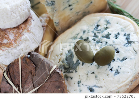 Cheese and Olives composition 75522703