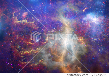 Beautiful galaxy. Elements of this image furnished by NASA 75523596