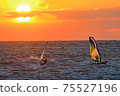 Sunset sailing 75527196