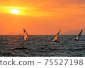 Sunset sailing 75527198