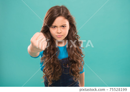 Painful punch. Serious child threatening. Punch you in face Painful punch. Serious child threatening. Punch you in face 75528199