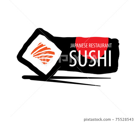 Vector logo of Japanese food on a white background 75528543