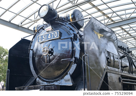 The front part of the steam engine 75529094