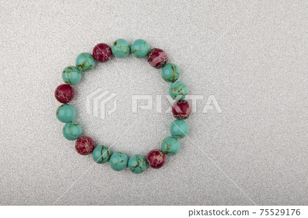 image of stone bracelet silver background image of stone bracelet silver background 75529176