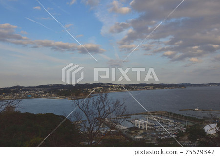 Sagami Bay seen from Enoshima x Evening Part 12 75529342