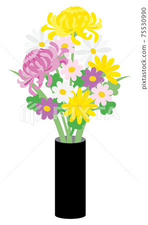 Offering chrysanthemum flowers Offering chrysanthemum flowers 75530990