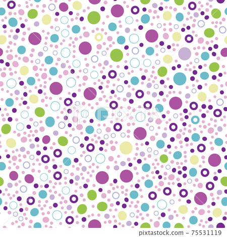 Lotsa Dots on a white background seamless vector pattern Lotsa Dots on a white background seamless vector pattern 75531119